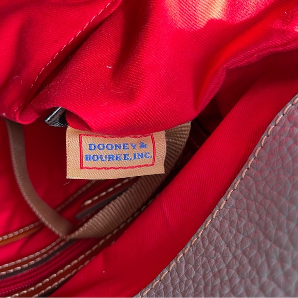 Dooney & Bourke Light Blue and Brown Shoulder Bag - Picture 11 of 11